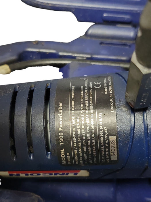 Lincoln Power luber Grease Gun Model 1200, READ _