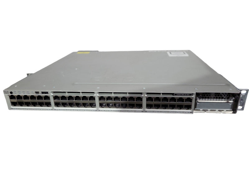 Cisco WS-C3850-48F-S 48-Port Gigabit PoE+ Switch, 1x 1100W PSU !