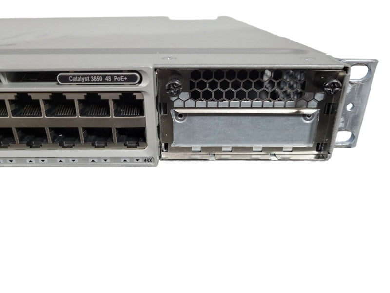 Cisco WS-C3850-48F-S 48-Port Gigabit PoE+ Switch, 1x 1100W PSU !