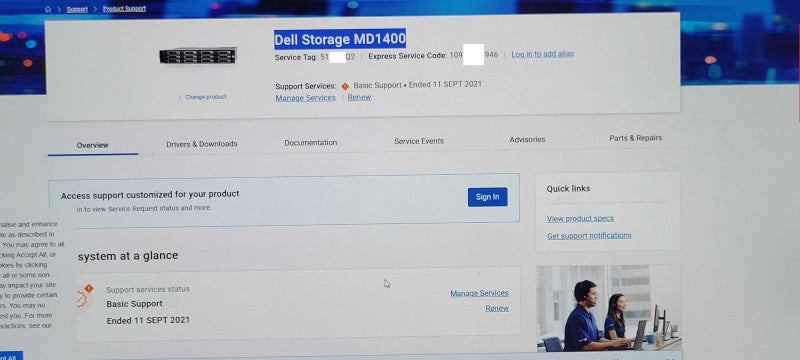 Dell PowerVault MD1400 Storage Array 10x 3TB SAS 2x 12G-SAS-4 EMM 2x PSU, SEE _