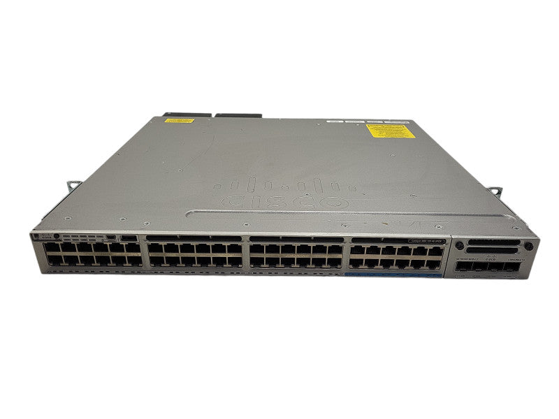 Cisco WS-C3850-12X48U-S 48-port UPOE Switch /w C3850-NM-4-1G 2x 1100WAC PSU $