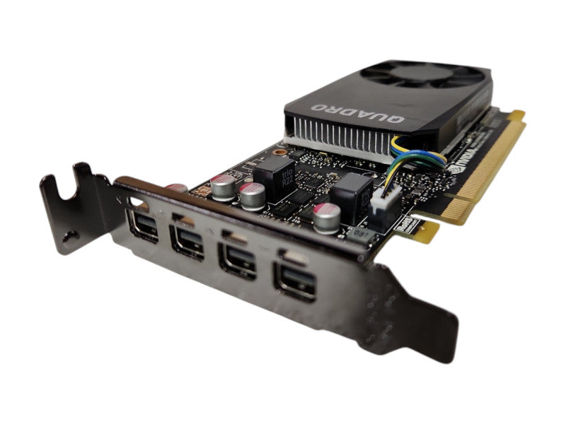 NVIDIA Quadro P1000 4GB Graphics Card, 4x mini DisplayPort Q