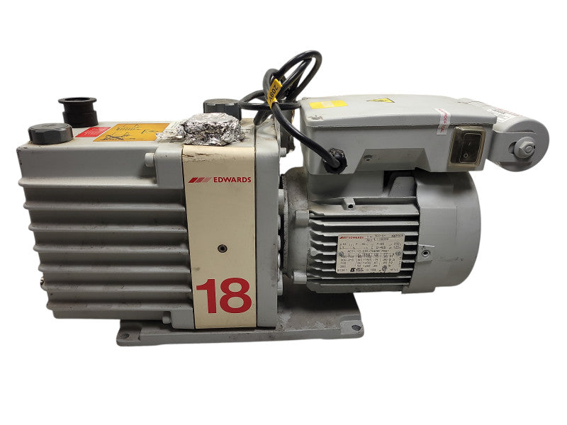 EDWARDS 18 Vacuum Pump E1M18 208V READ $