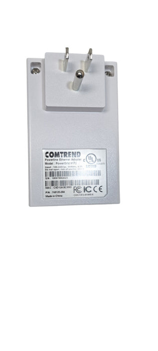 ComTrend PowerGrid Ethernet Adapter 9172- Like New in Open Box Q