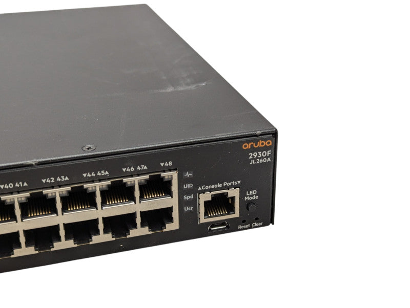 Aruba 2930F JL260A 48G PoE+ Switch 4x SFP  -