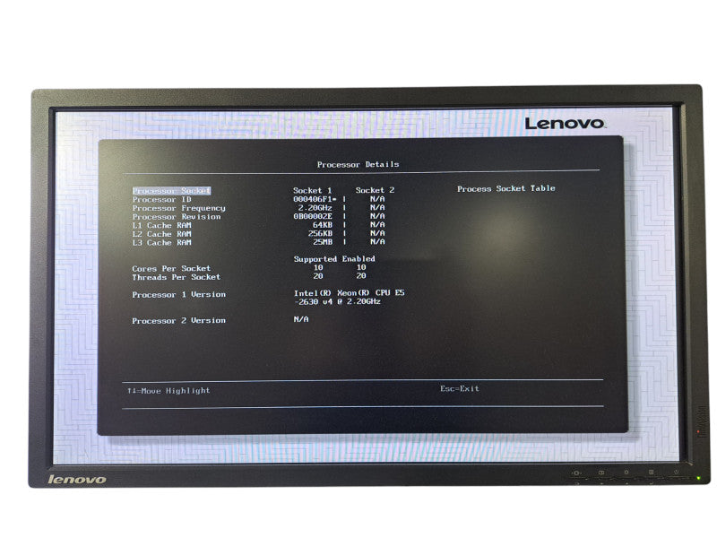 Lenovo X3650 M5 2U 8x 2.5"| Xeon E5-2630 v4 @2.20GHz, 48GB DDR4, M5210 RAID