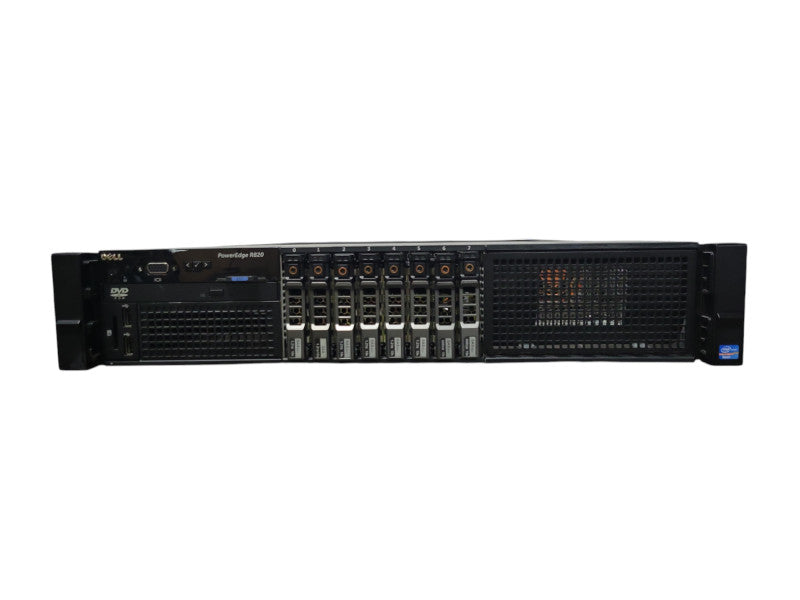 Dell PE R820 2U, 2x Xeon E5-4620 2.2GHz, 112 GB RAM 6x 1.2TB HDDs 2x PSU H710 _