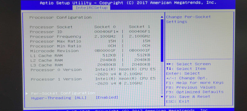 Quanta T41S-2U 4-Node Server  8x Xeon E5-2620V4 2.1GHz, 256GB DDR4,  READ _