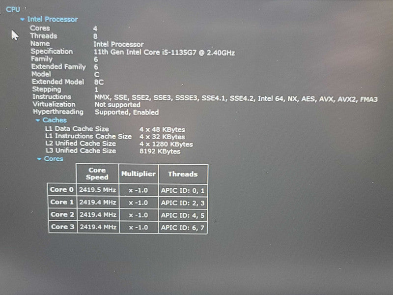 Lenovo ThinkPad E14| i5-1135G7| 8GB DDR4| 256GB SSD READ  β Lap200