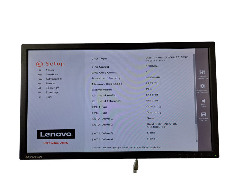 Lenovo ThinkStation P710 | 2x Xeon E5-2637 v4 3.50GHz, 64GB DDR4, 1TB SSD, K2200