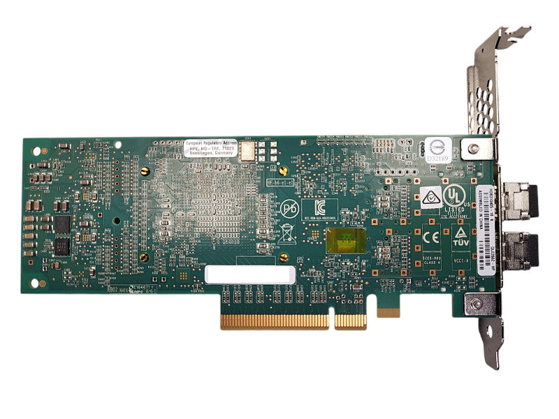 HP QLogic QLE2662 16Gb SFP+ Dual Port HBA adapter QW972-63001 (High Bracket) Q$
