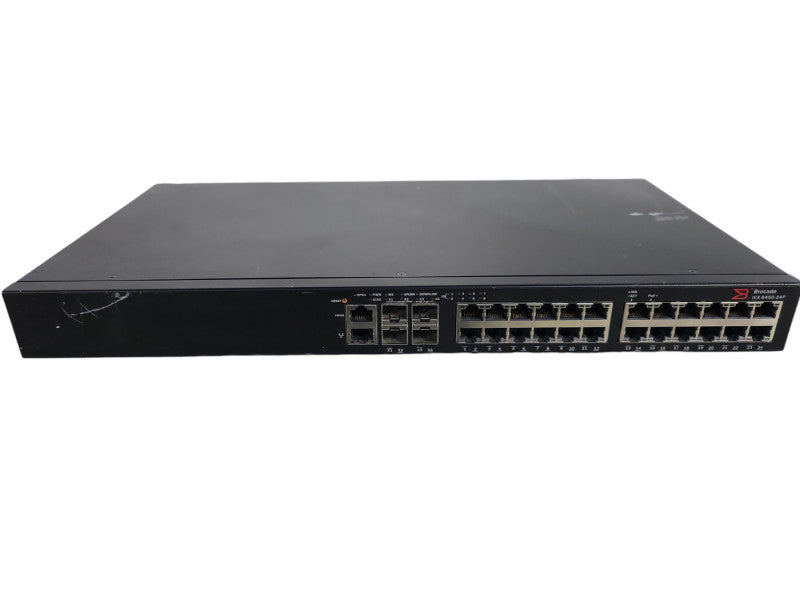 Brocade ICX 6450-24P PoE+ Gigabit Ethernet 4x1/10GbE SFP !