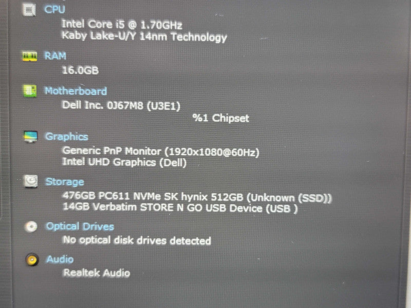 Dell Latitude 5510| i5-10310U| 16GB DDR4| 512GB SSD READ β Lap200