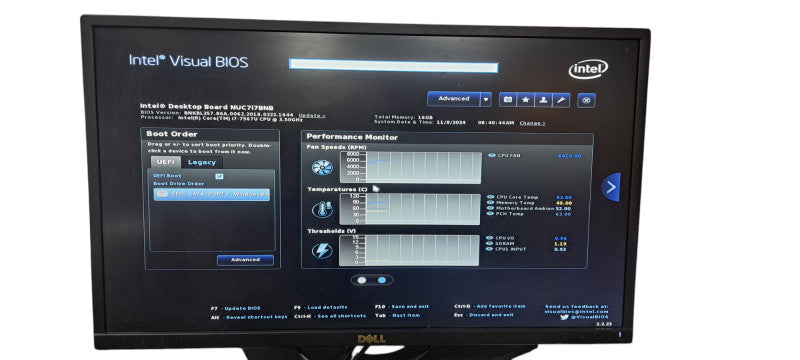 Intel NUC NUC7i7BNb, i7-7567U 3.5GHz, 16GB DDR4, 512GB NVMe, WiFi !