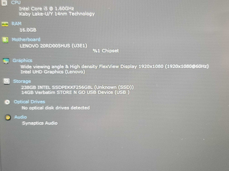 Lenovo ThinkPad E15| i5-10210U| 16GB DDR4| 256GB SSD READ β Lap200