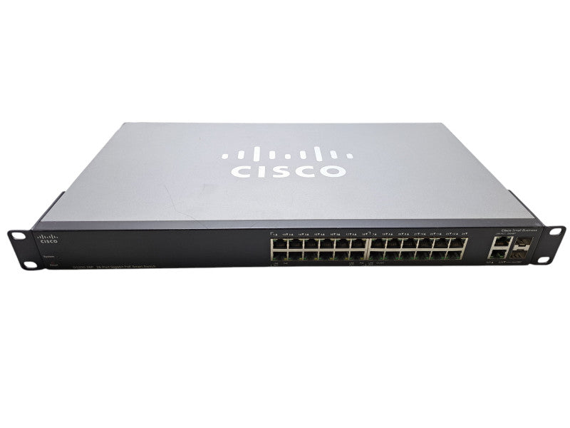 Cisco SG200-26P | 26-Port Gigabit PoE Smart Switch | 2x SFP