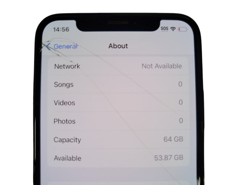 Apple iPhone X - 64GB - Dark Gray (