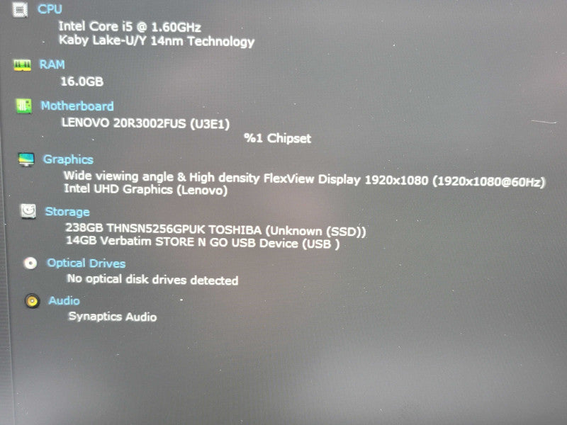 Lenovo ThinkPad L13| i5-10210u| 16GB DDR4| 256GB SSD READ β Lap200