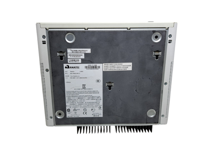 Cisco WS-C3560CG-8PC-S | 8-Port Gigabit PoE Silent Switch | 2x Dual Uplinks