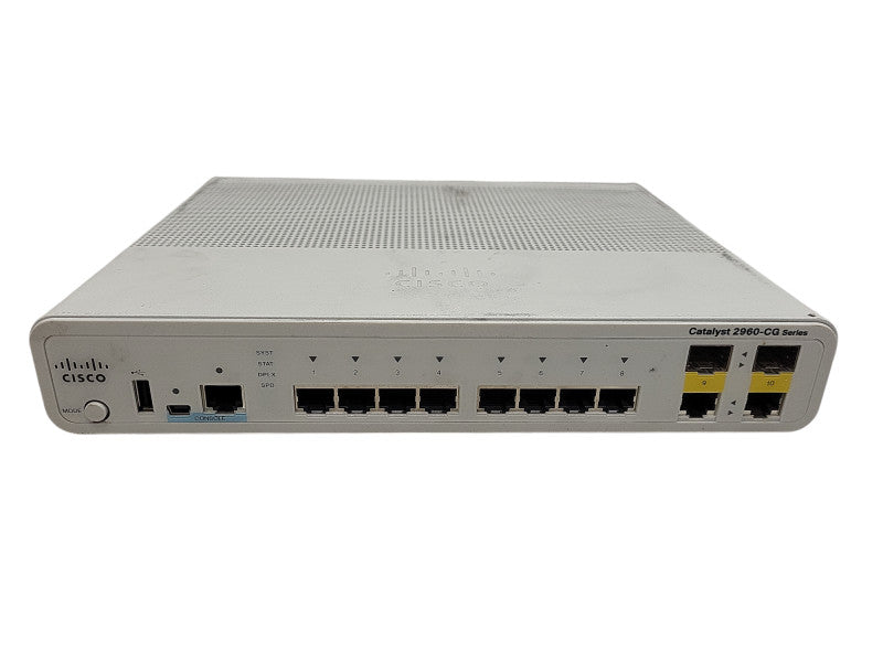 Cisco WS-C2960CG-8TC-L 8 Port Gigabit Ethernet Network Switch Q$