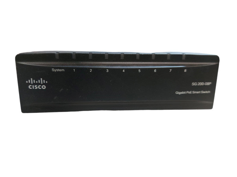 Cisco SG 200-08P POE Gigabit Smart Switch | READ DESC