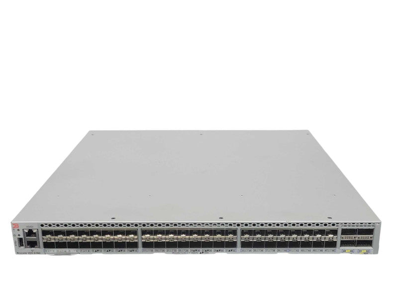 Brocade BR-VDX6740-64-R 48x Port 10G SFP+ 4x 40G QSFP+ all Active, 2x Ports  _