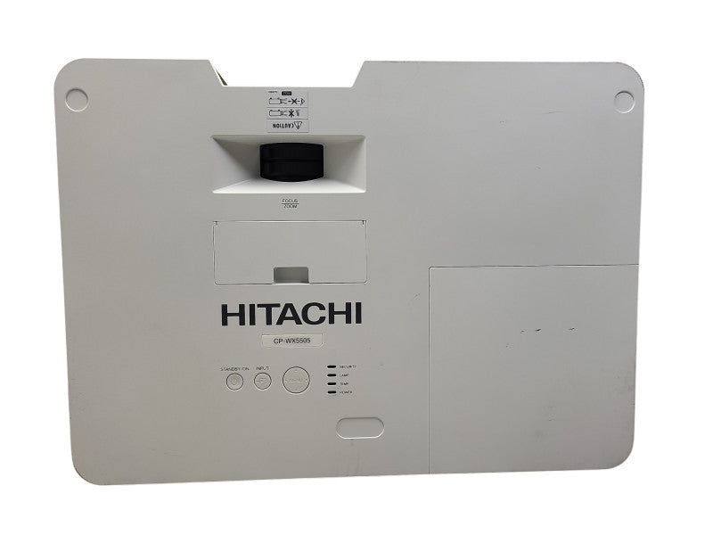 Hitachi CP-WX5505 WXGA HDMI Projector 5000 ANSI Lumens 2460 Lamp Hours READ $