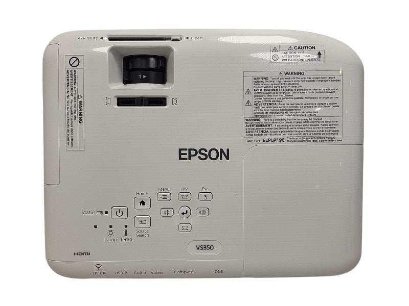 Epson VS350 3LCD Projector Portable 3300 ANSI Professional HD HDMI VGA READ $