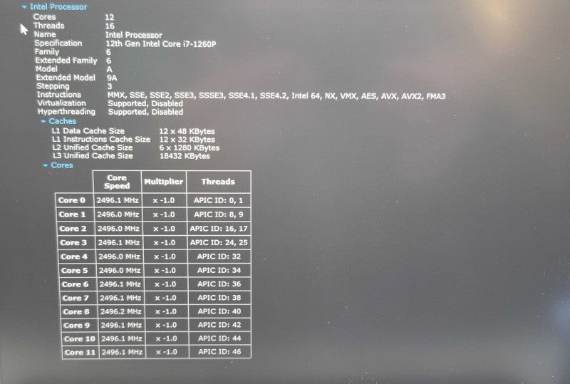 Lenovo ThinkPad X1 Carbon Gen 10| i7-1260P| 16GB DDR4| 512GB SSD  β Lap200