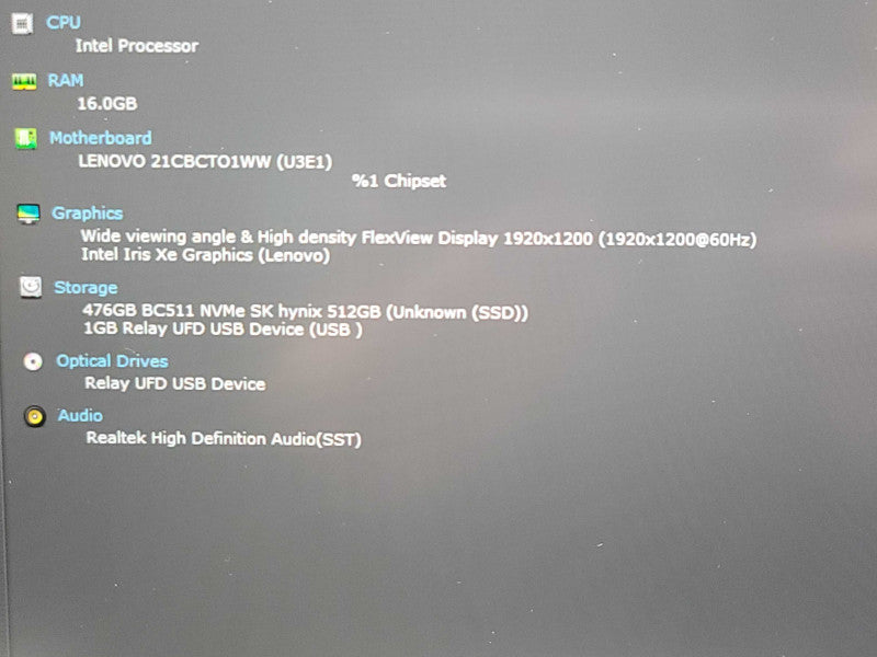 Lenovo ThinkPad X1 Carbon Gen 10| i7-1260P| 16GB DDR4| 512GB SSD  β Lap200