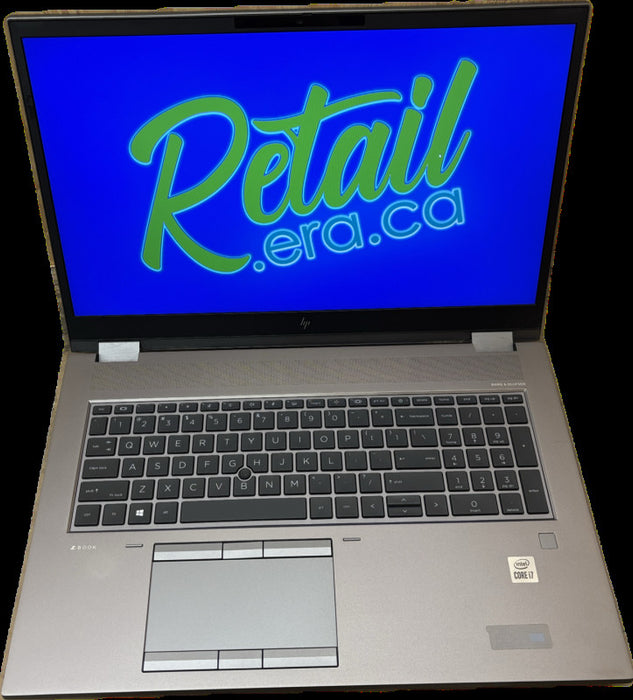 HP ZBook Fury 17 G7 i7-10750H@2.6GHz QUADRO T1000 4GB GPU 32GB RAM 512GB SSD  Lap200