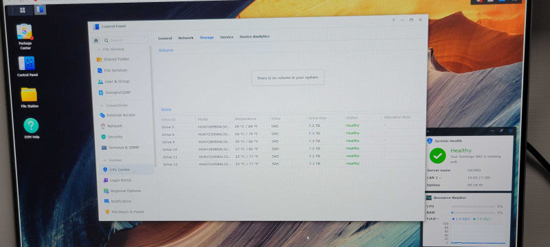 Synology SA3400 12 Bay NAS Storage System 48TB SAS Drives (6x 8TB) _