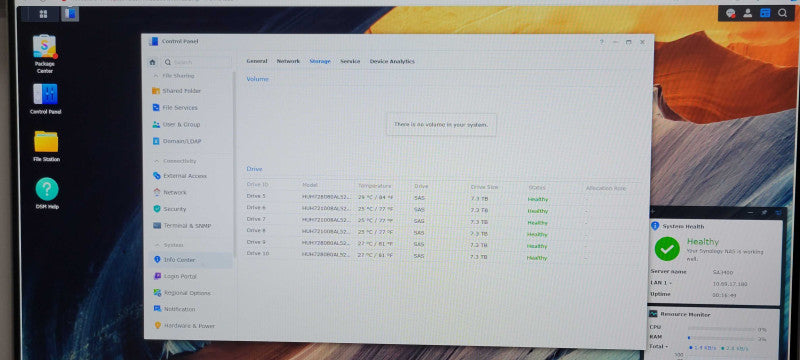 Synology SA3400 12 Bay NAS Storage System 48TB SAS Drives (6x 8TB) _