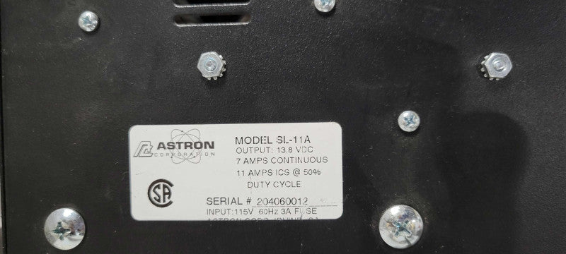 Motorola Radius CM300 with MIC and Astron SL-11A Power Supply _