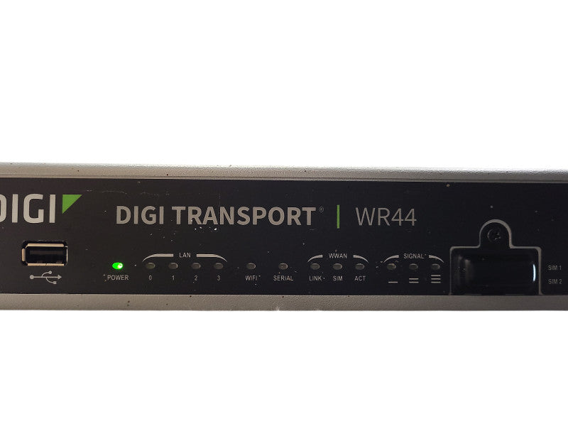 Digi International Transport WR44R WIRELESS CELLULAR Router READ Q$