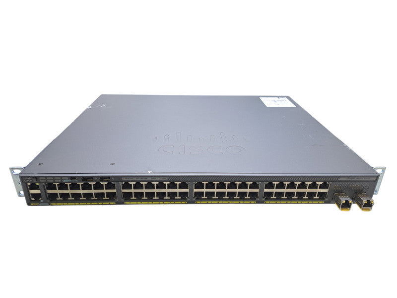 Cisco WS-C2960X-48LPD-L V06 | 48-Port Gigabit PoE+ 370W Switch | 2x 10G SFP+