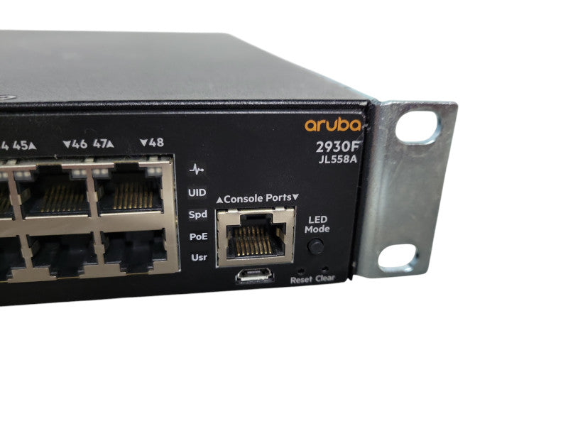 Aruba HP JL558A 2930F 48G PoE+ 4SFP+ 740W Gigabit Switch !