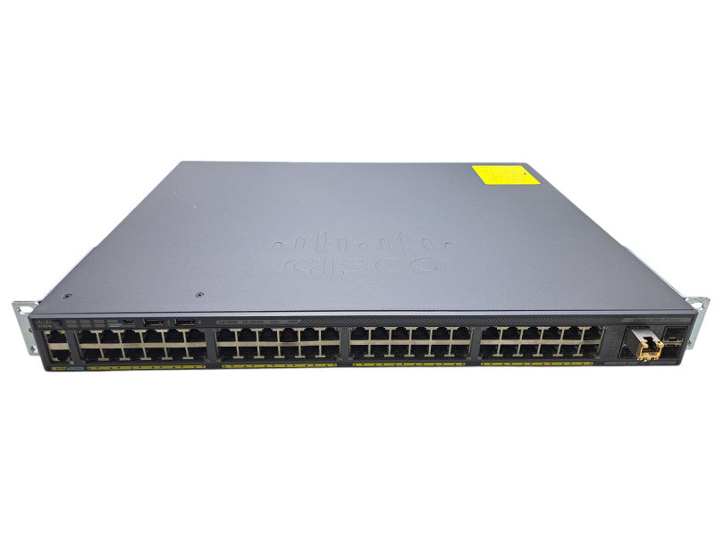 Cisco WS-C2960X-48FPS-L V06 | 48 Port Gigabit PoE+ 740W Switch | 4x SFP
