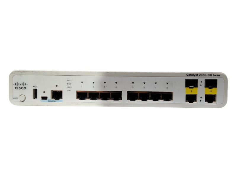 Cisco WS-C2960CG-8TC-L 8 Port Gigabit Ethernet Network Switch  !
