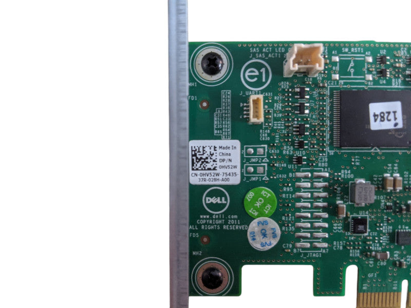 Dell HV52W PERC H310 8-Port SAS 6Gbps RAID Controller | w/ Cables