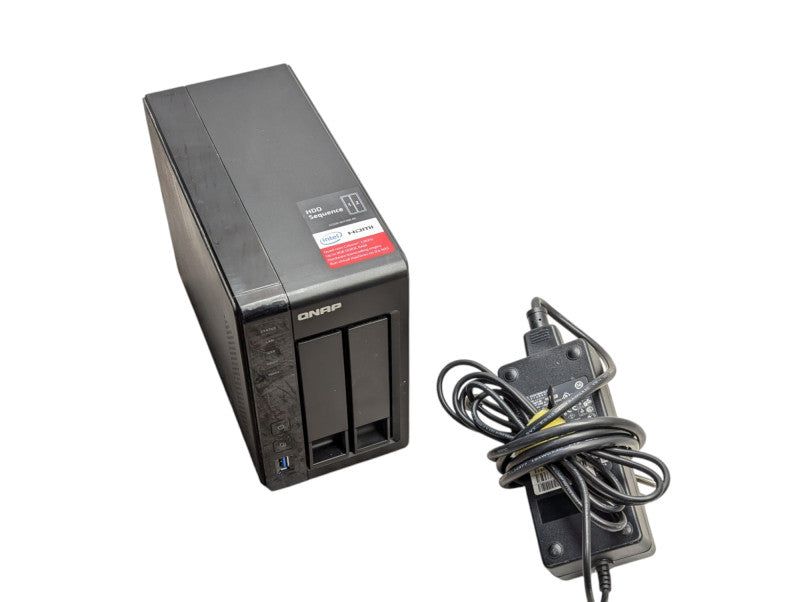 QNAP 2 Bay NAS TS-251+ with 2x 4TB HDDs installed  -