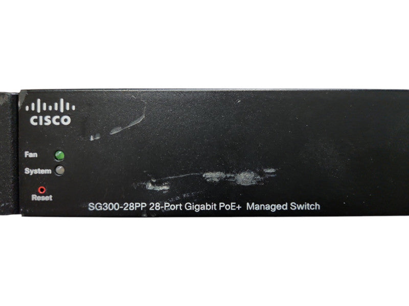 Cisco SG300-28PP, 28-Port Gigabit PoE+ Managed Network Switch, 2x SFP