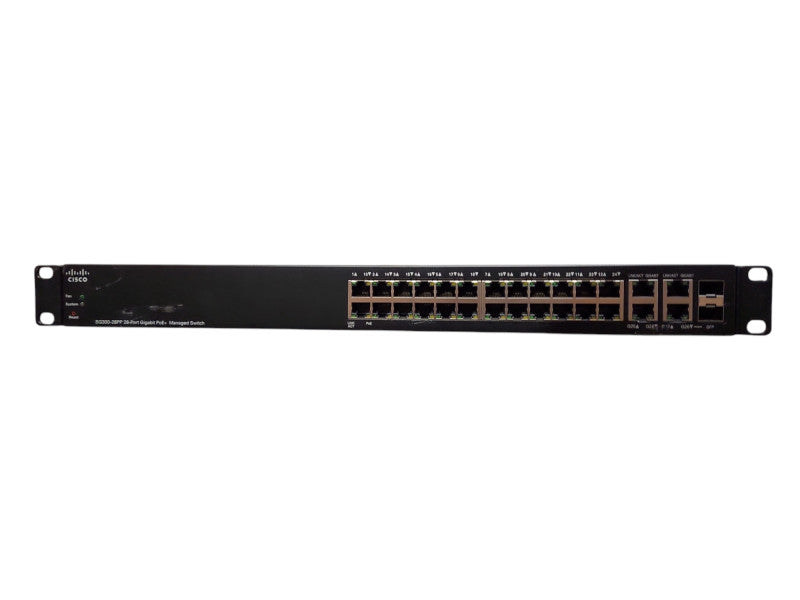 Cisco SG300-28PP, 28-Port Gigabit PoE+ Managed Network Switch, 2x SFP
