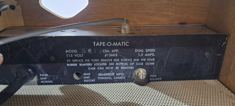 S011 Dual-Speed Reel-to-Reel Tape Recorder