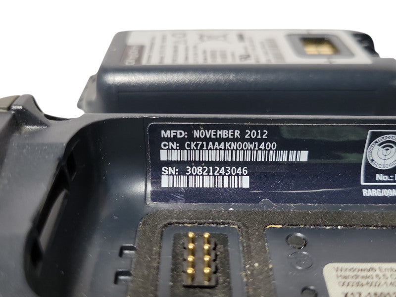 Intermec CK71AA4KN00W1400 mobile handheld barcode scanner w/ Battery, READ _
