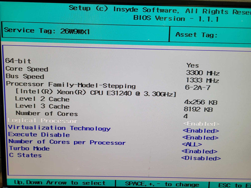 Dell PowerEdge 210 II - Xeon E31240 | 4GB RAM | NO HDD %\t %