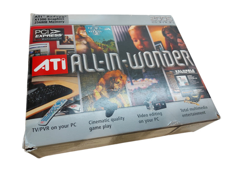 ATI Radeon X1300 All-in-wonder 2006 256MB PCI-E Graphics Card VGA DVI