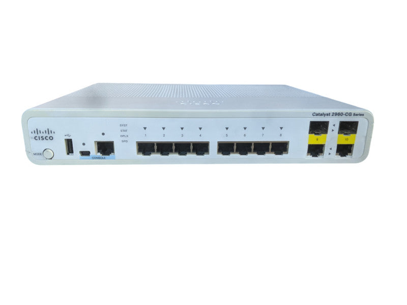Cisco Catalyst 2960-CG WS-C2960CG-8TC-L | 8 Port Ethernet Network Switch