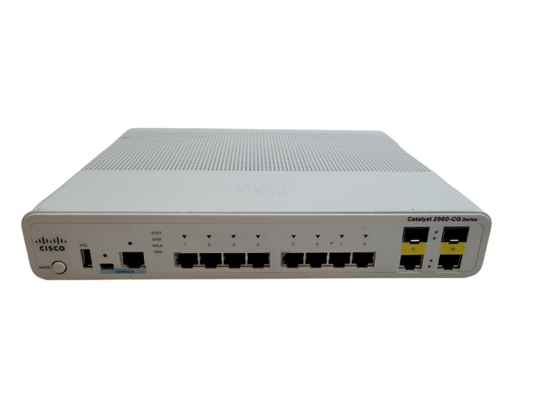 Cisco WS-C2960CG-8TC-L | 8-Port Gigabit Ethernet Switch V01 Q%