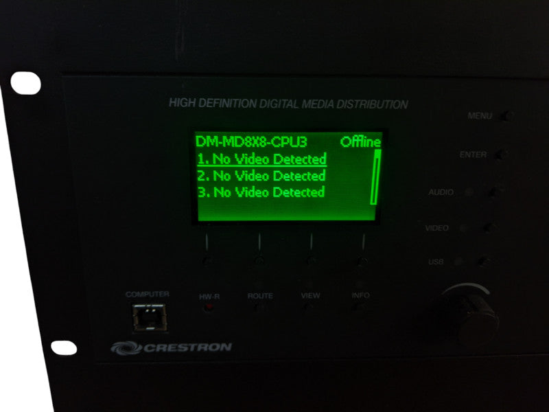 Crestron DM-MD8X8-CPU3 | High Definition Digital Media Distribution